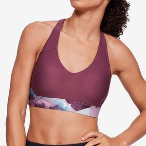 UnderArmour vanish mid impact Sports Bra burgundy XS NWT